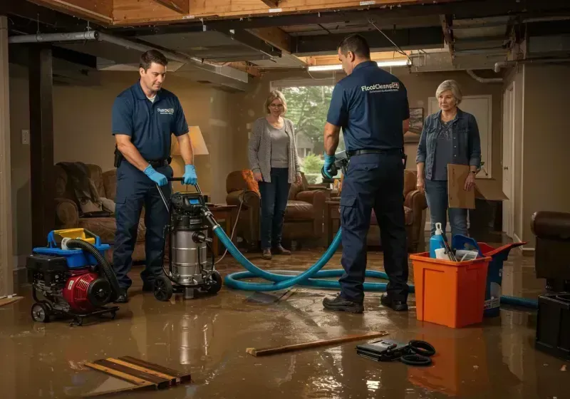 Basement Water Extraction and Removal Techniques process in Clayton County, IA